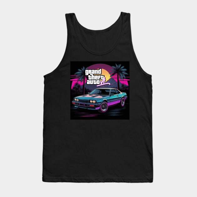 GTA 6 Tank Top by Buff Geeks Art